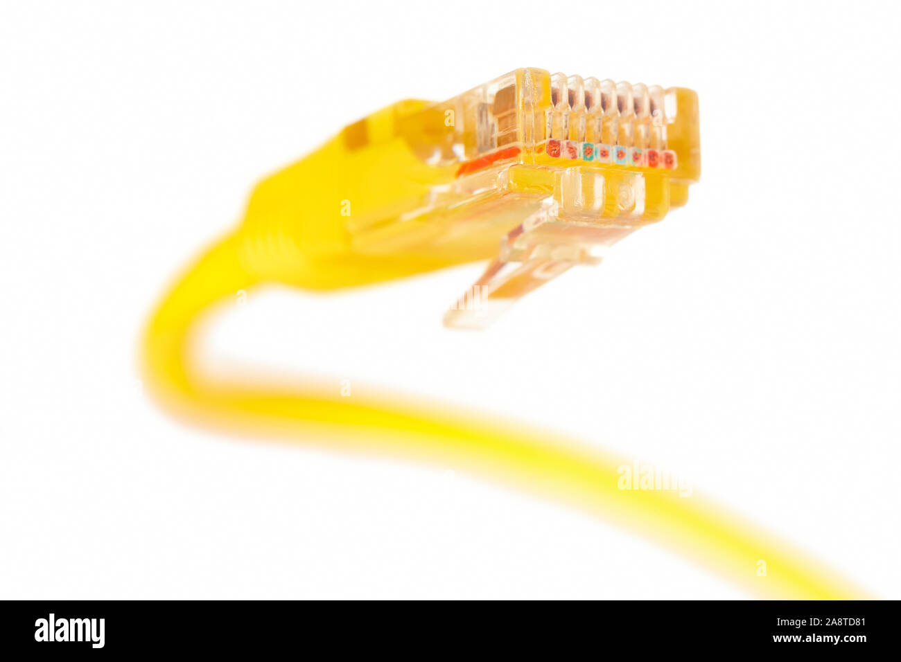 cable lan wire data connection. Networking and