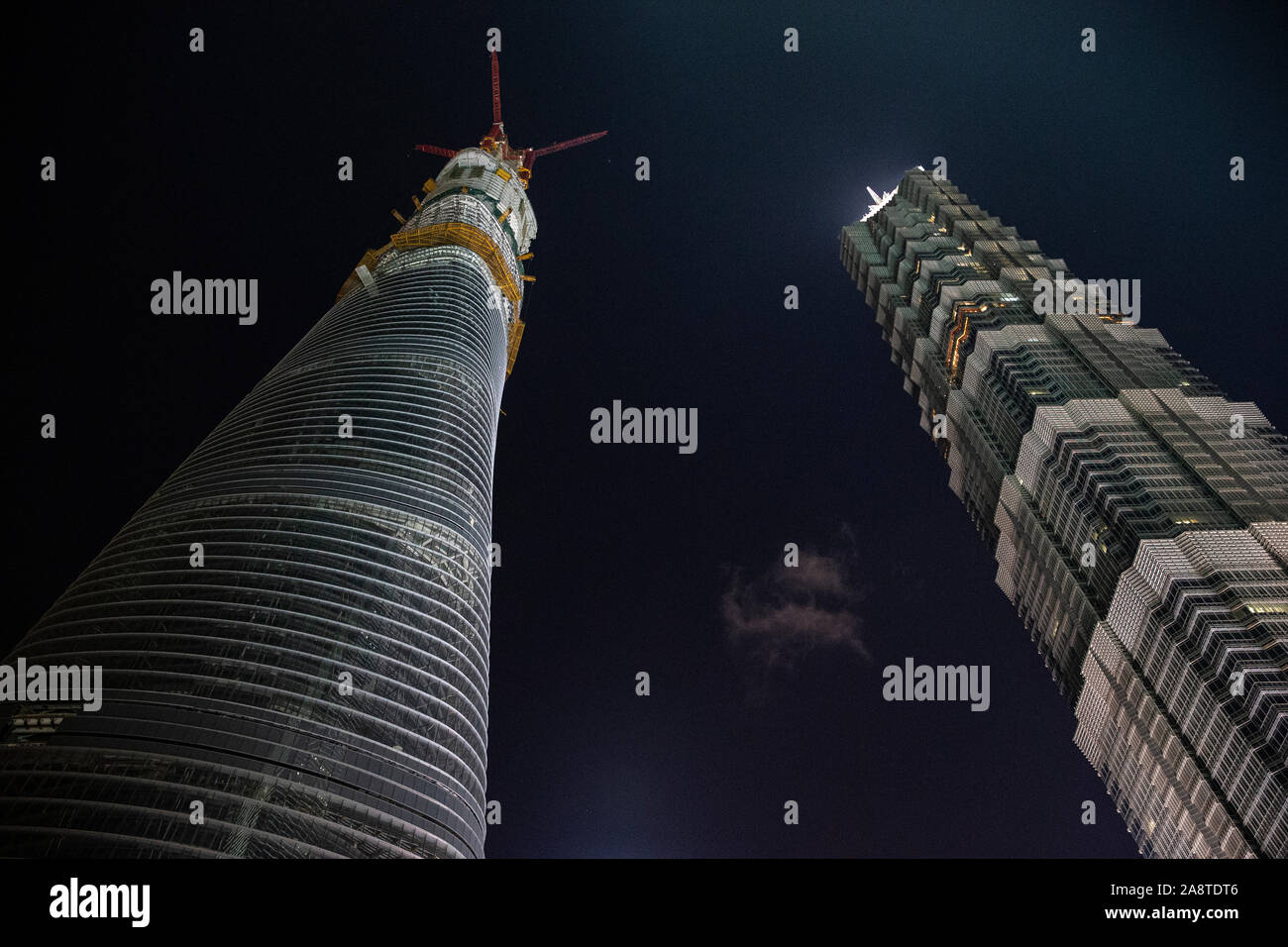 Shanghai Tower construction Shanghai, China Stock Photo - Alamy