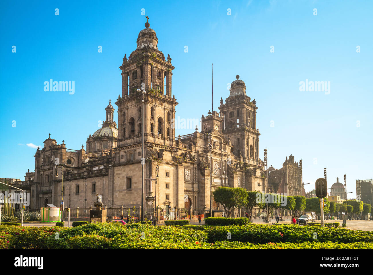Mexico City Metropolitan Cathedral in Mexico Stock Photo