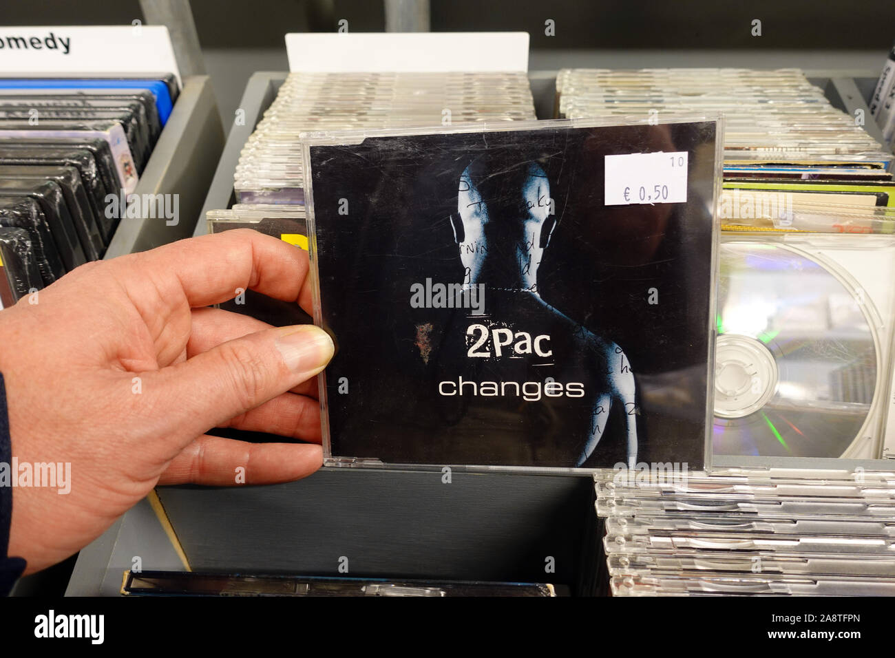 CD single: 2pac - changes Stock Photo