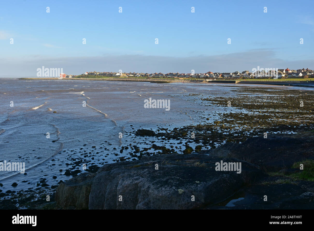 The Bay, Heysham, Morecambe Bay, Lancashire Stock Photo Alamy