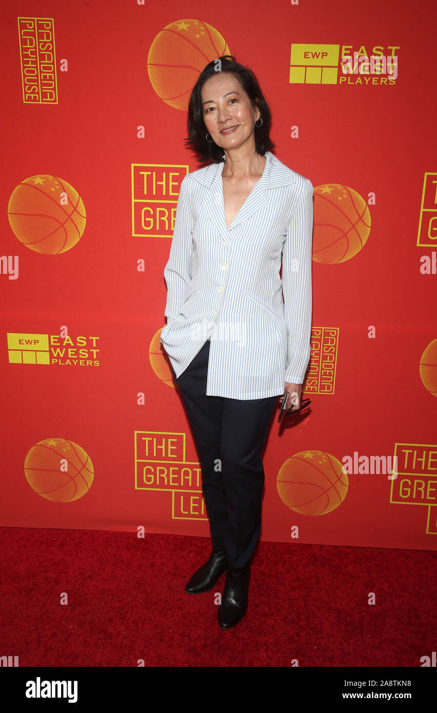 Pasadena, USA. 10th Nov 2019. Rosalind Chao, at Opening Night Of 'The Great Leap' at Pasadena Playhouse in Pasadena, California on November 10, 2019. Credit Faye Sadou/MediaPunch Credit: MediaPunch Inc/Alamy Live News Stock Photo