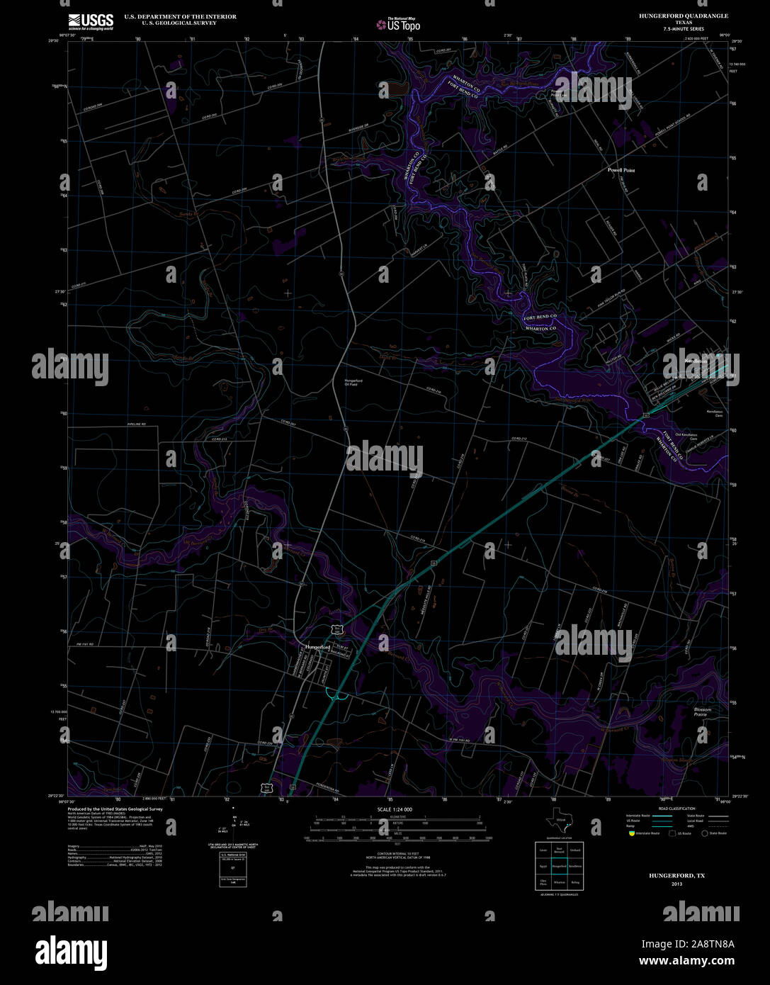 Map of hungerford hires stock photography and images Alamy