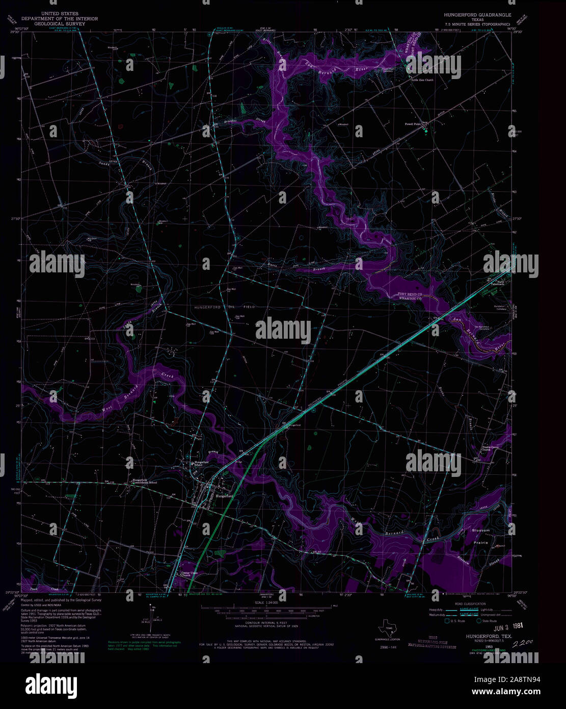 Map of hungerford hires stock photography and images Alamy
