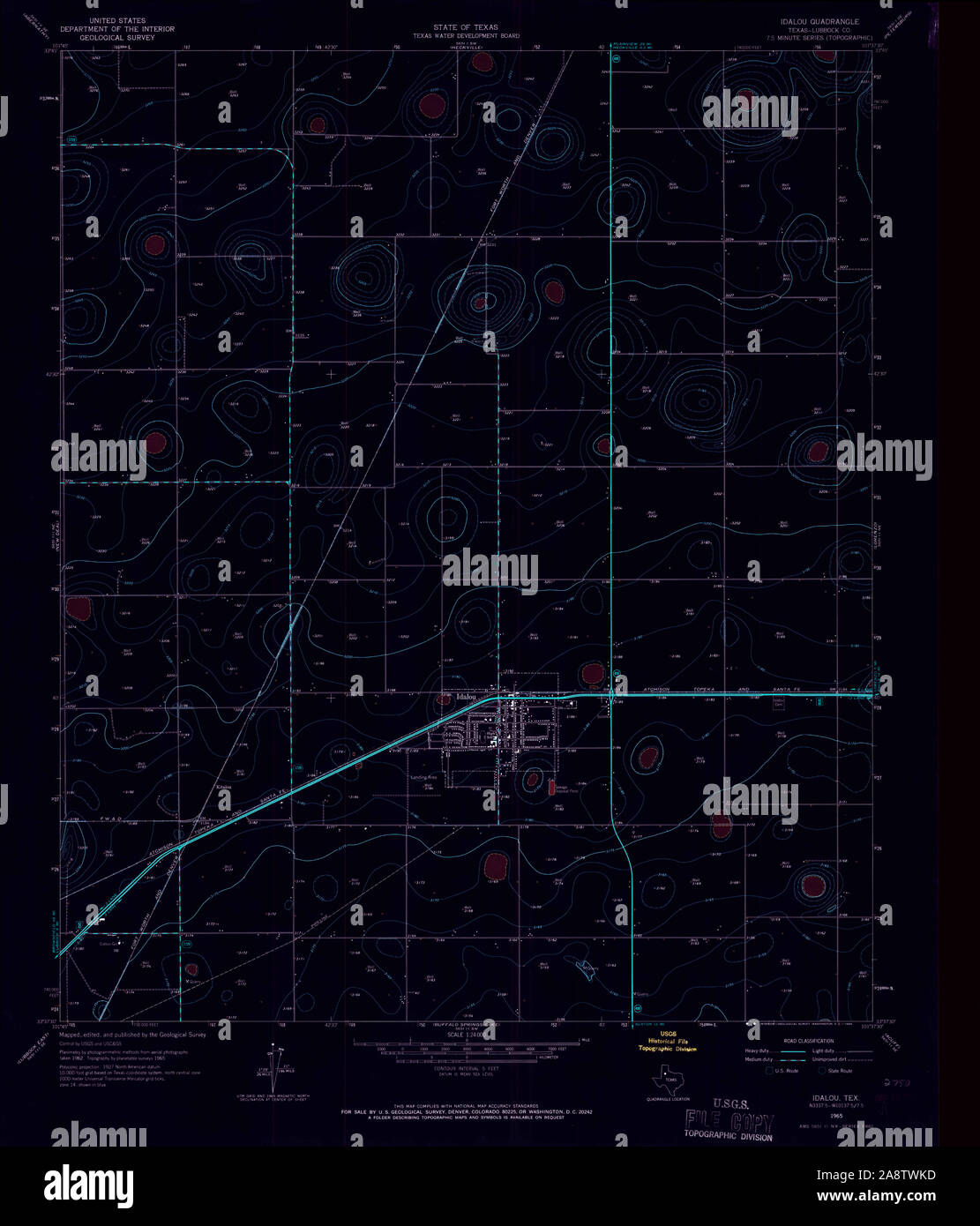 Idalou map hires stock photography and images Alamy