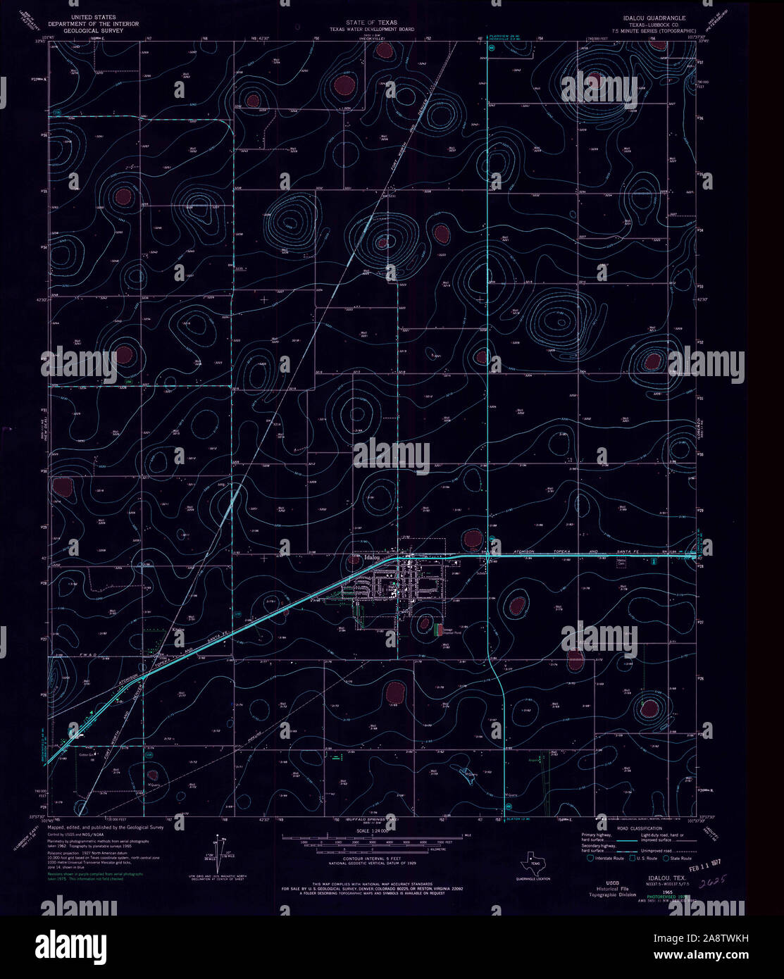 Idalou map hires stock photography and images Alamy