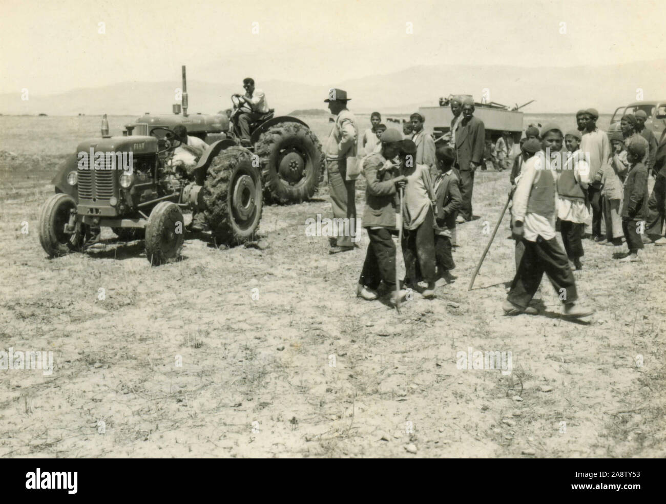 Building roads, Nahavand, Iran 1940s Stock Photo - Alamy