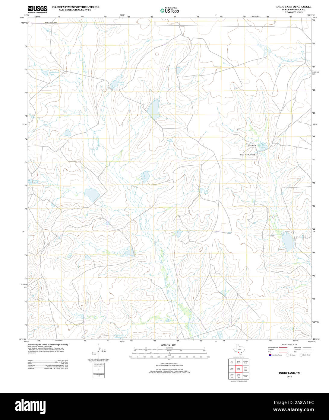 Map of indio hi-res stock photography and images - Alamy