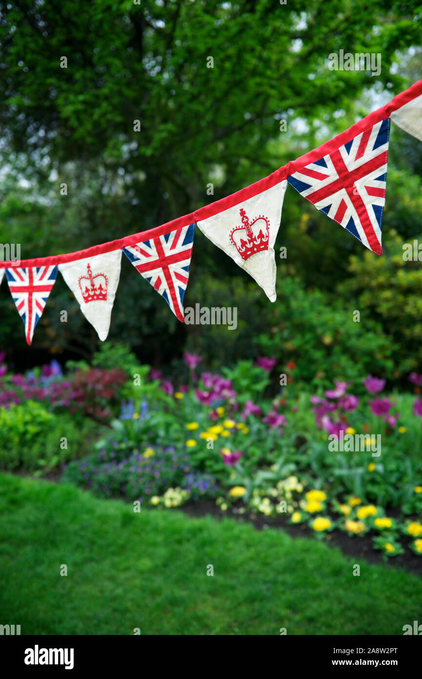 Union Jack Bunting Flags Triangle Banner Royal Prince Garden Party British