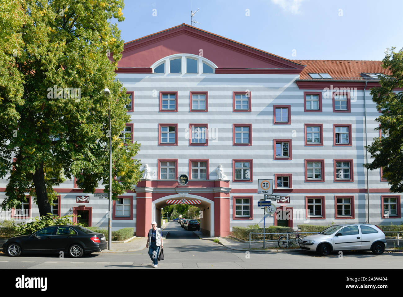 Wohnanlage Schillerhof, Aroser Allee, Reinickendorf, Berlin, Deutschland Stock Photo