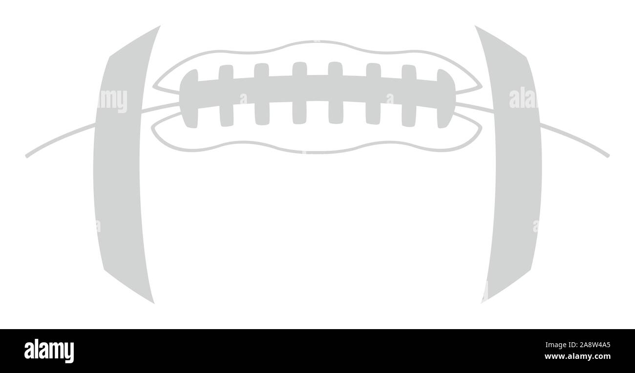 American Football Ball Emblem Logo Variations Stock Vector