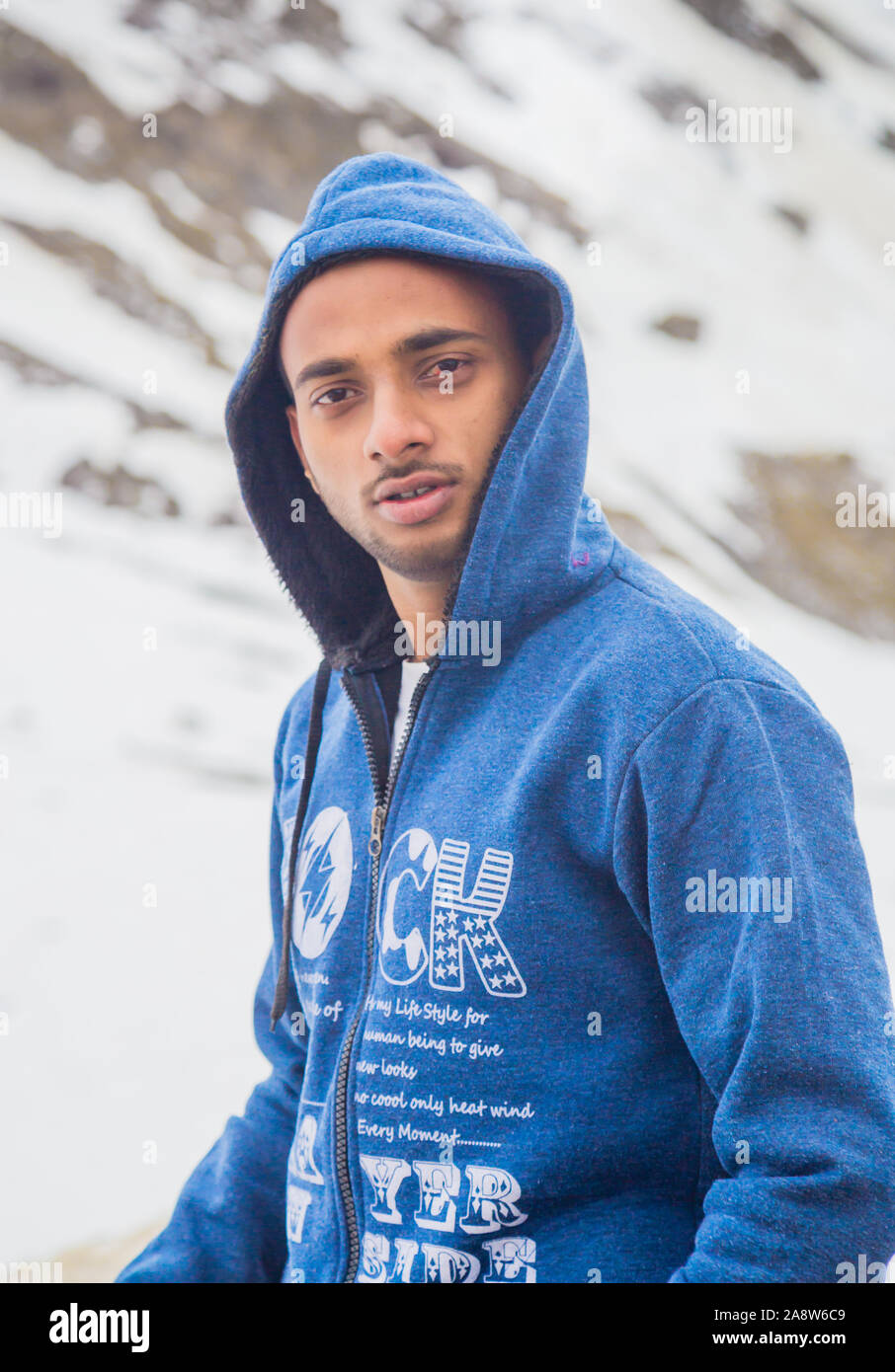 Indian man wearing jacket hi-res stock photography and images