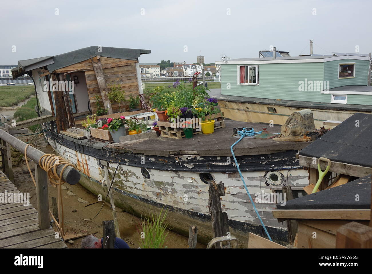 Houseboats of Shoreham, An amazing unique and fantastic collection of houseboats along the