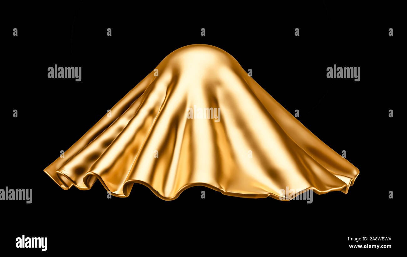 Splash gold black background. 3d rendering 3d illustration Stock Photo ...