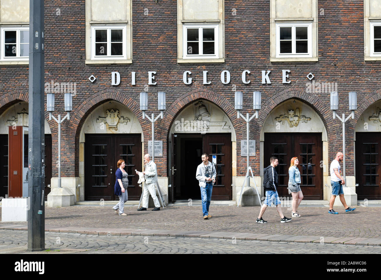 Konzerthaus 'Die Glocke', Domsheide, Bremen, Deutschland Stock Photo