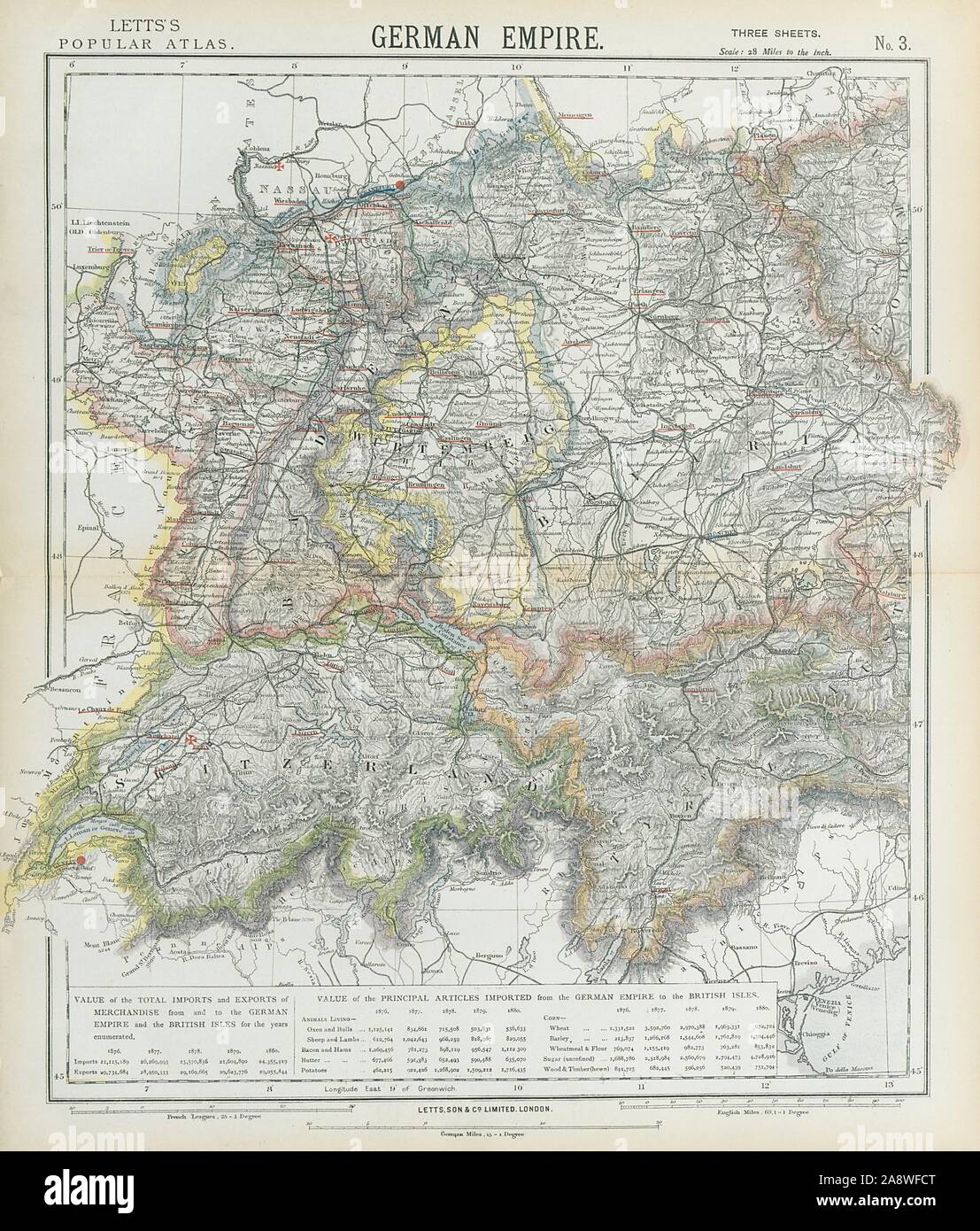 Map wurttemberg 1800 germany Erkenbrechtsweiler Map