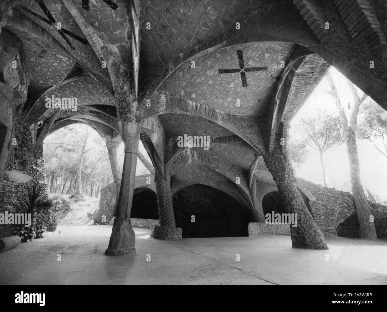 Crypt of Colonia Güell, Antoni Gaudí, Industrial colony located in the ...