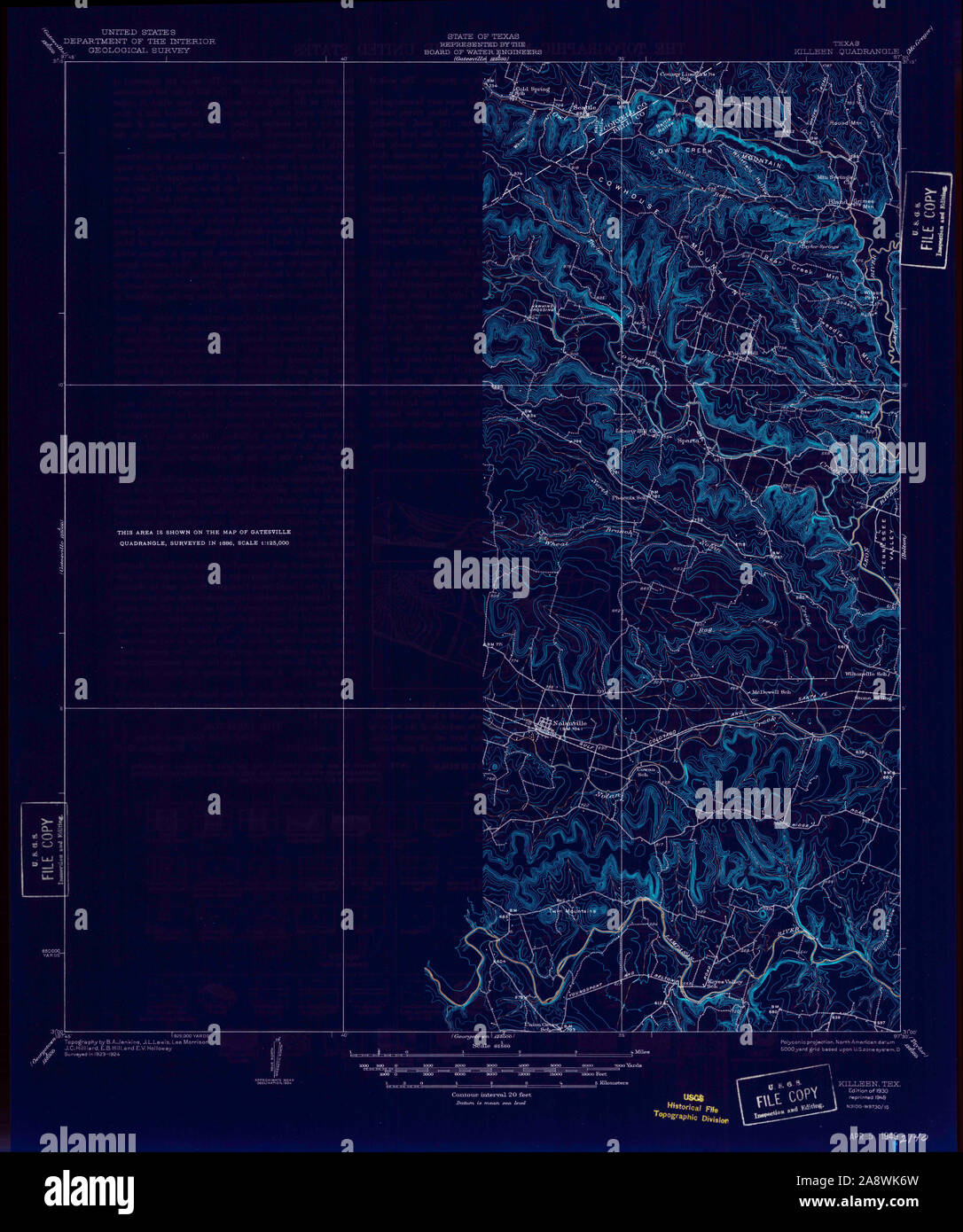 Killeen map hires stock photography and images Alamy
