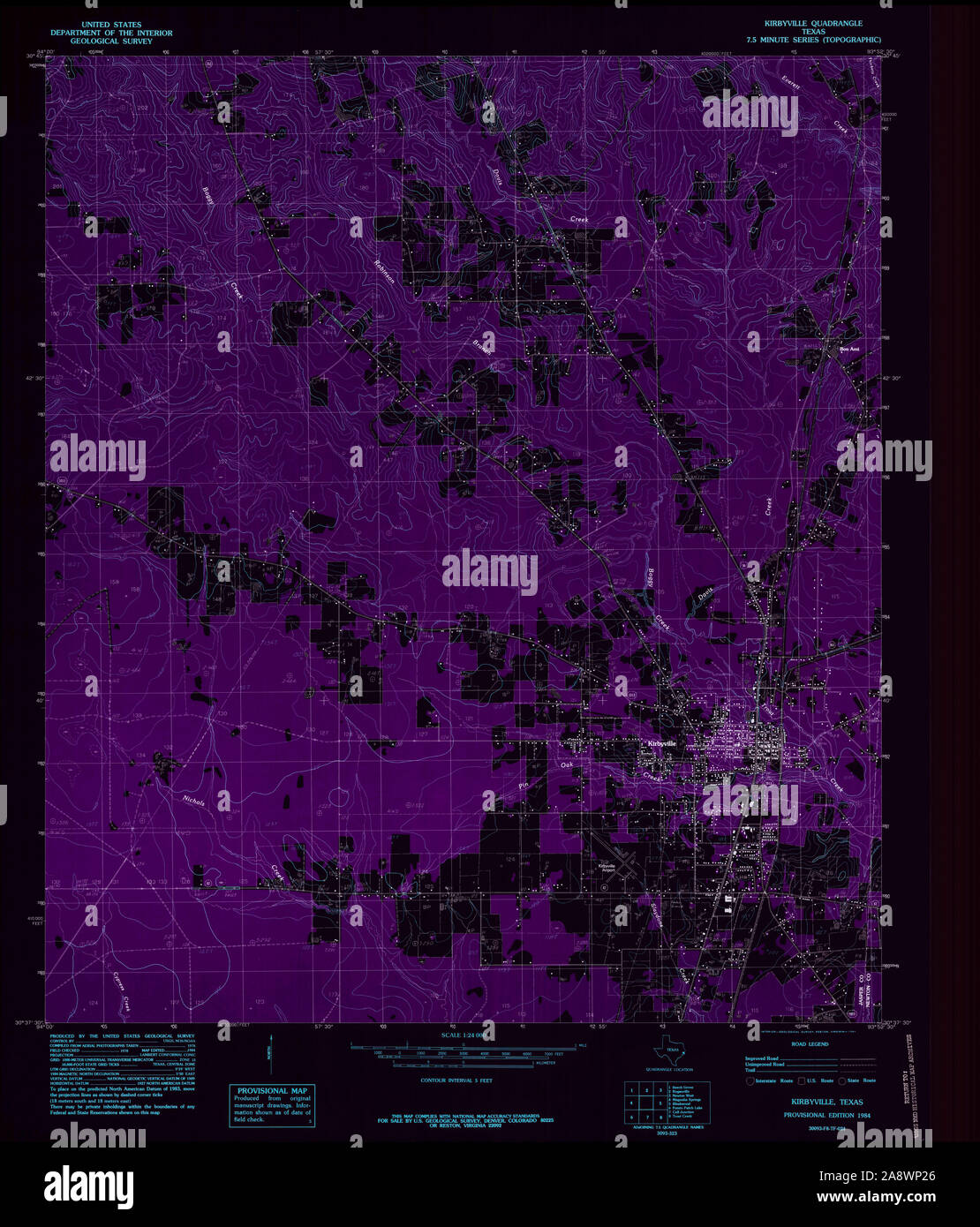 Kirbyville map hires stock photography and images Alamy