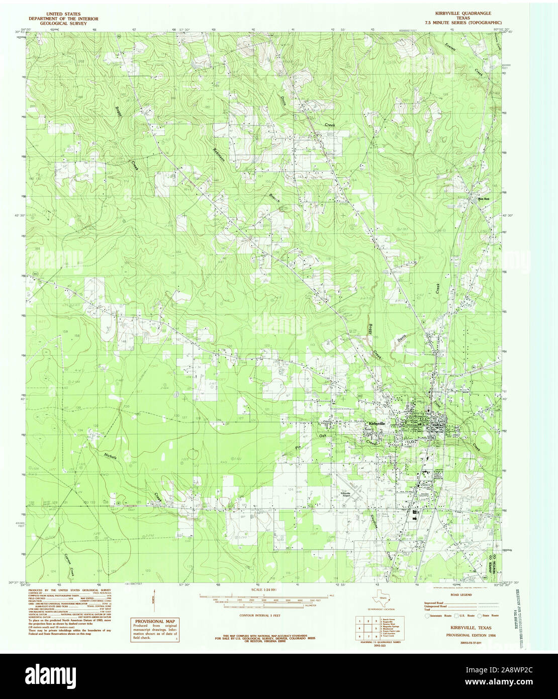 Kirbyville map hires stock photography and images Alamy
