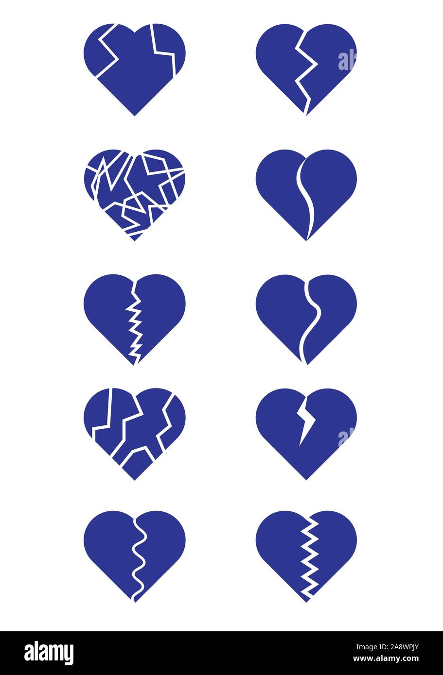 Broken heart broken hearts hi-res stock photography and images - Alamy