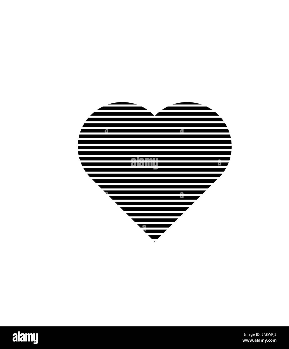 heart icon. vector illustration Stock Vector