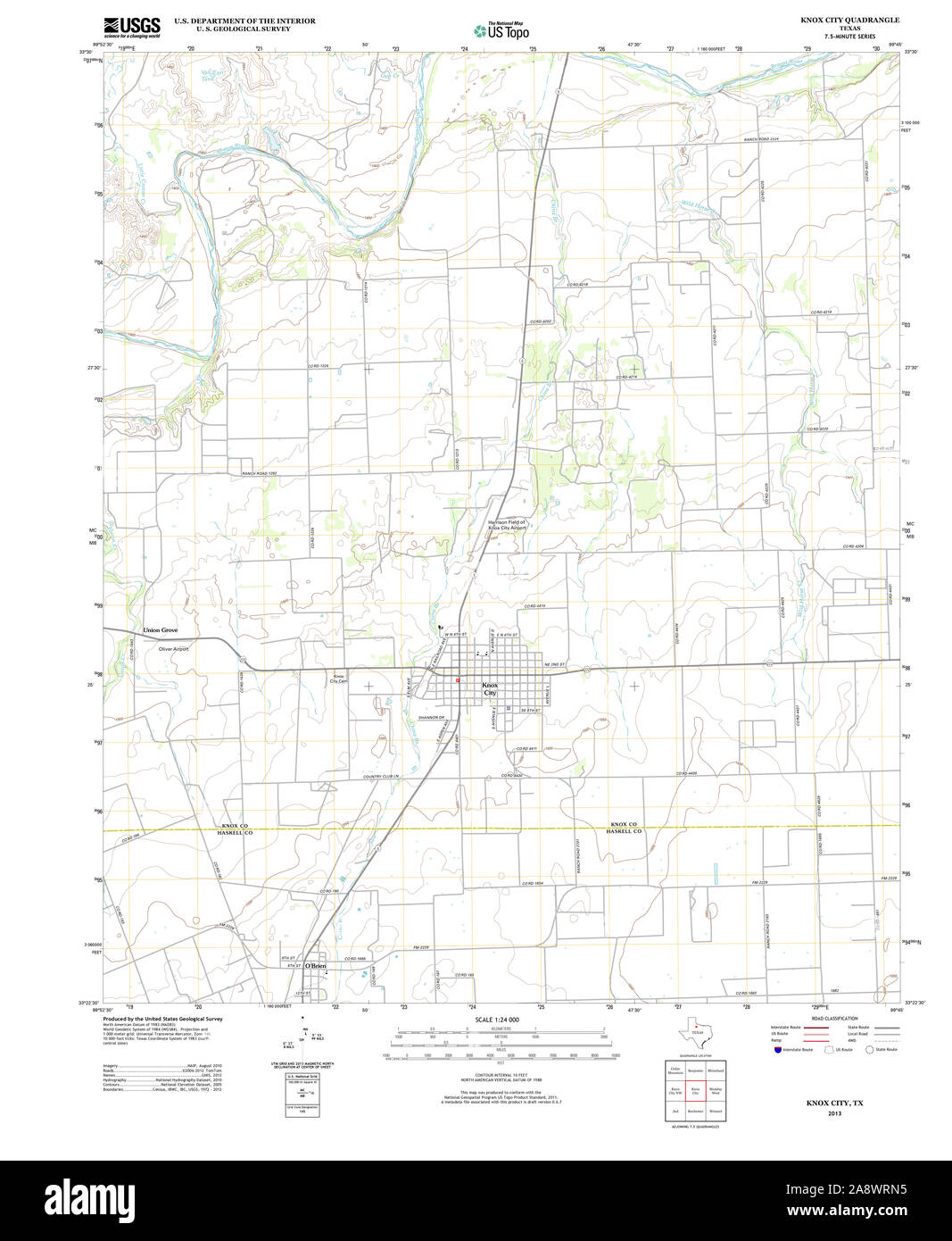 Knox city map Cut Out Stock Images & Pictures Alamy