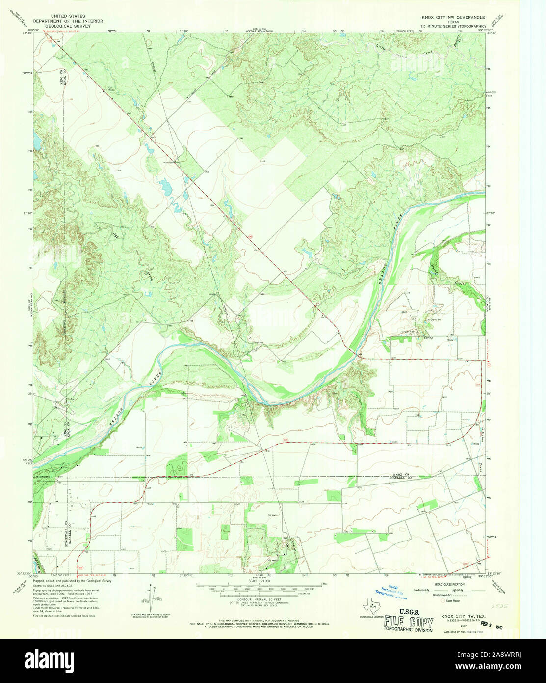 Knox city texas map hires stock photography and images Alamy