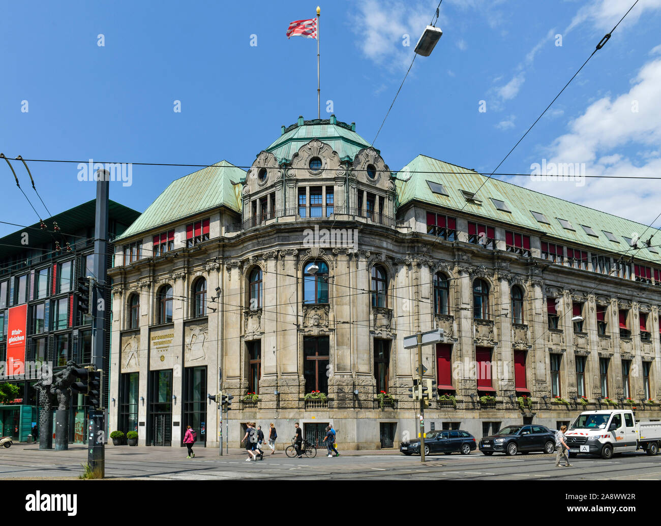 Zentrale, Sparkasse, Am Brill, Bremen, Deutschland Stock Photo - Alamy