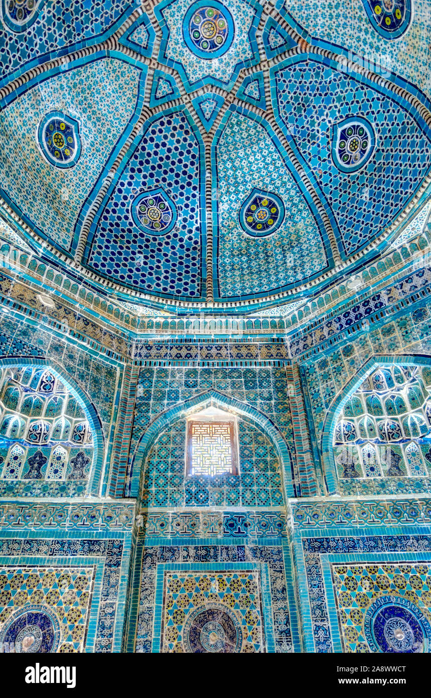Shah-i-Zinda, Samarkand Stock Photo
