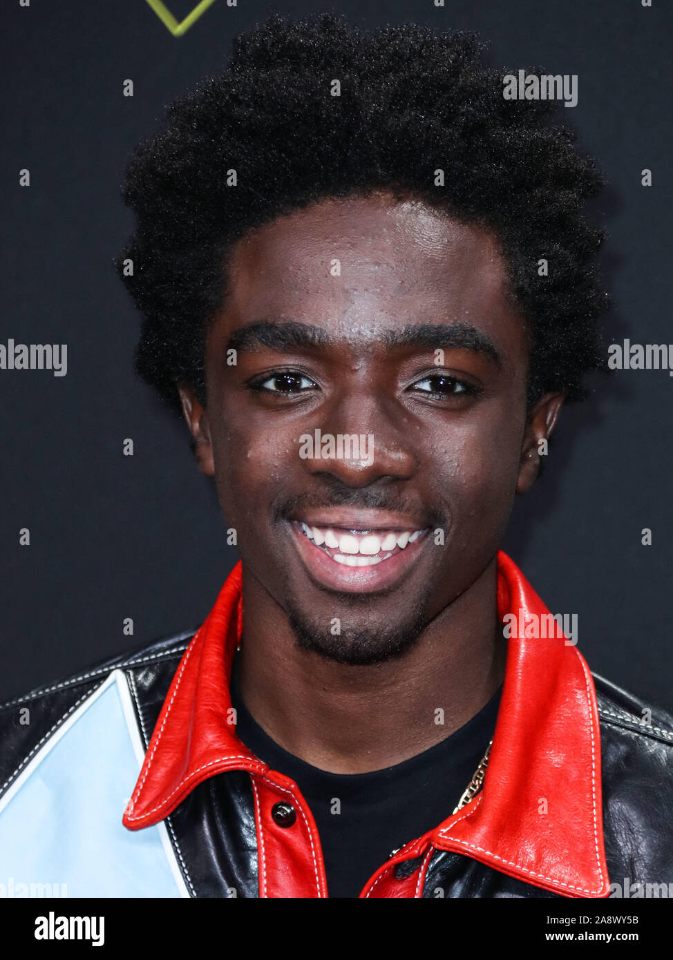 Caleb McLaughlin arrives at the 2019 E! People's Choice Awards held at