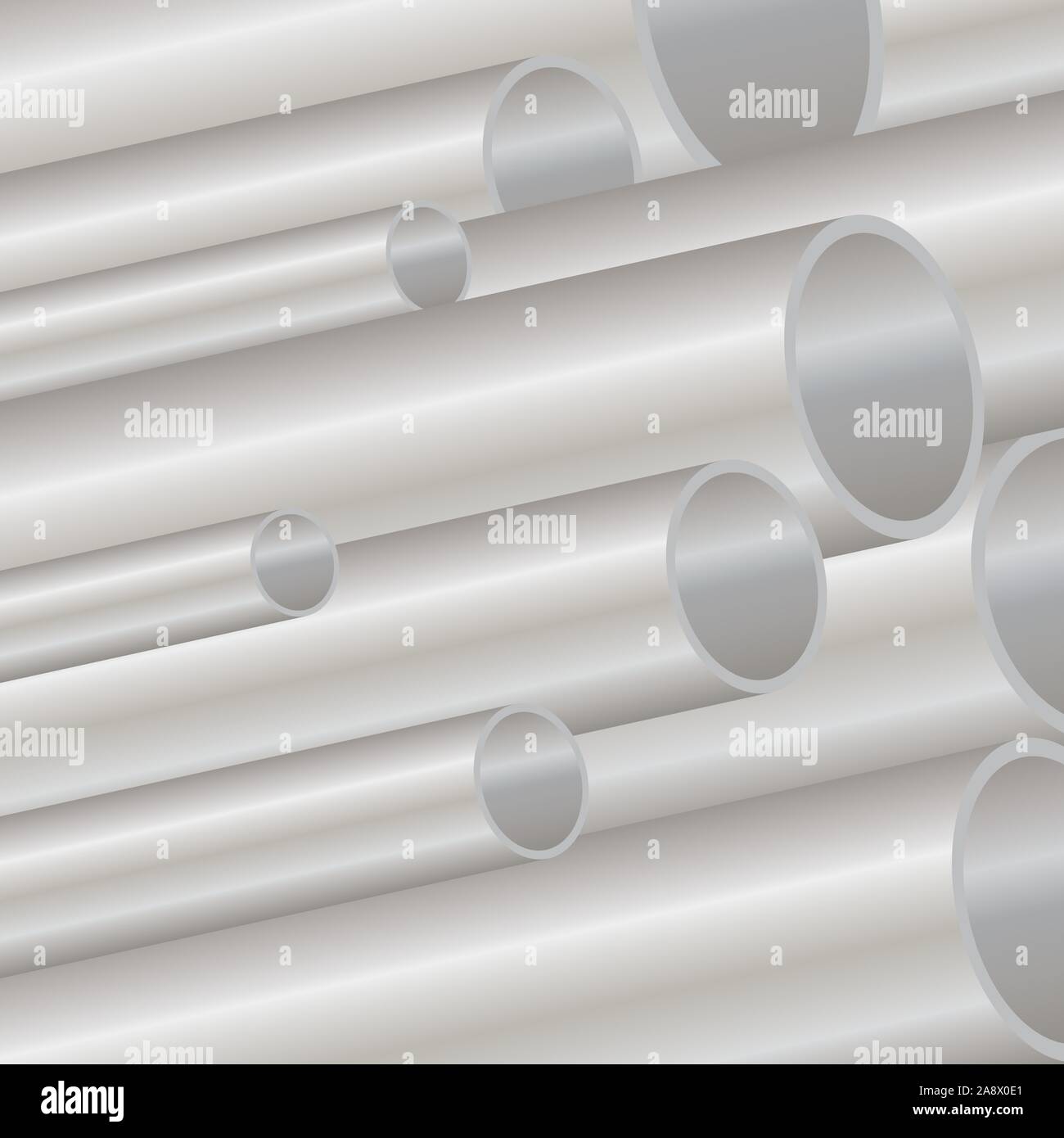 Pipe 3D industry background. Decorative design vector and illustration Stock Vector
