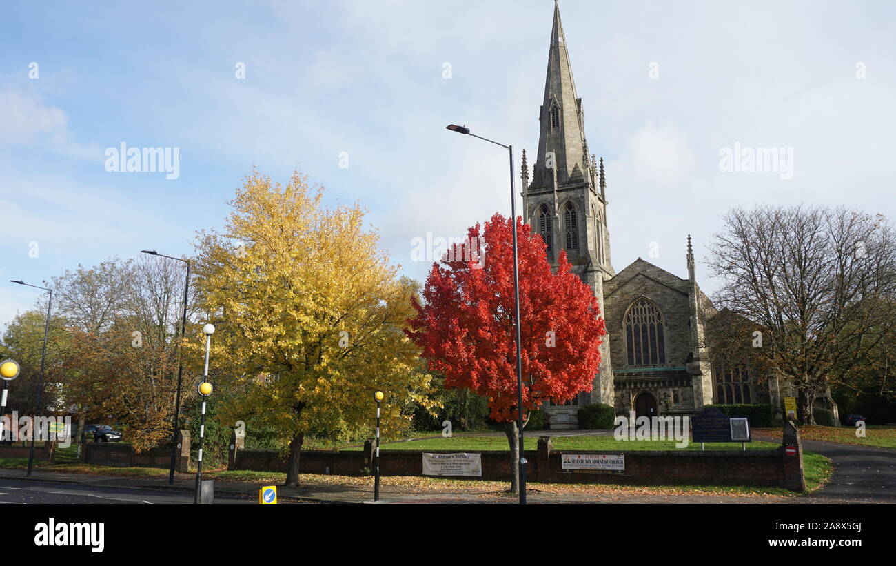 The Parish Church of St Andrew's, Kingsbury, United Kingdom Stock Photo ...