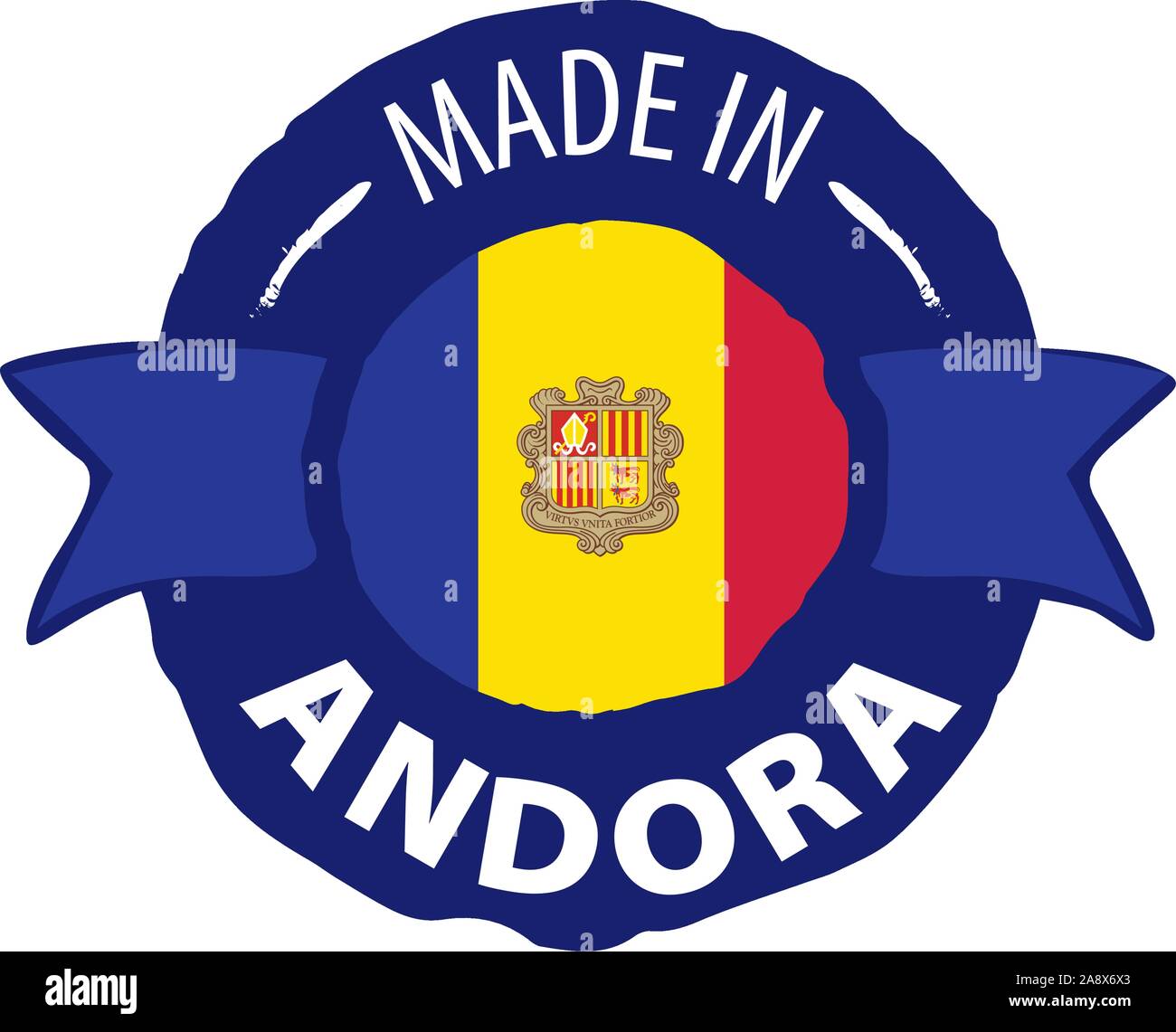 Made in andorra sign Stock Vector Images - Alamy