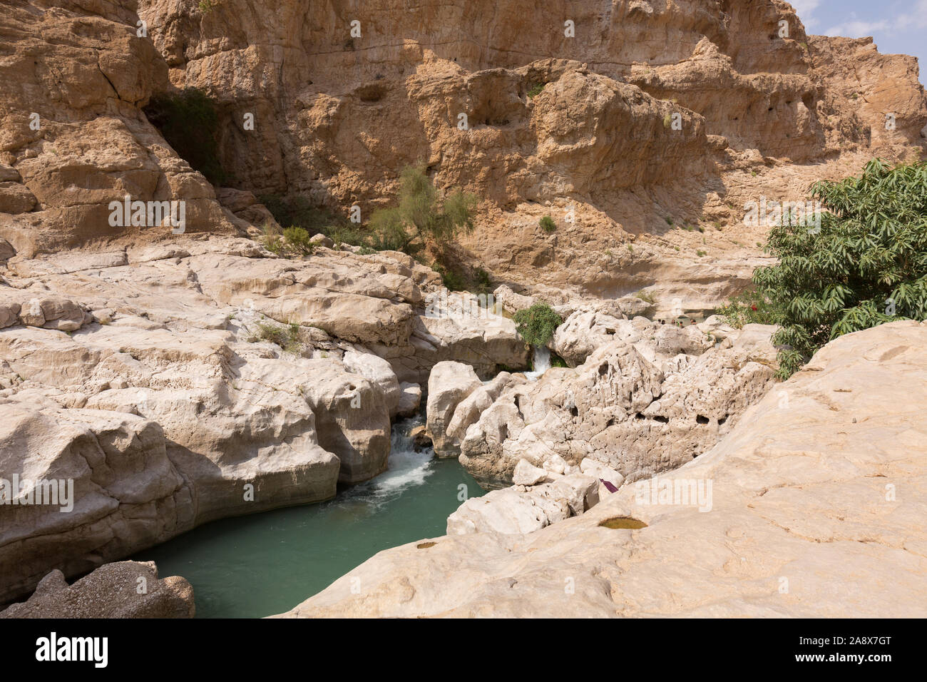 Wadi Bani Khalid, Oman Stock Photo