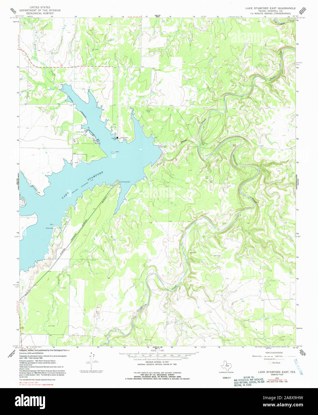 Stamford texas map hires stock photography and images Alamy