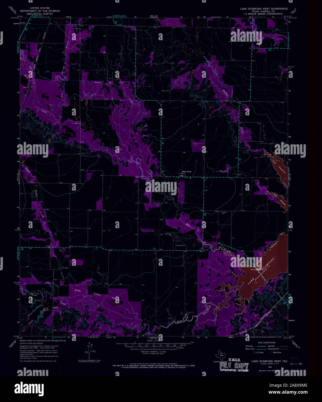 Stamford texas map hires stock photography and images Alamy