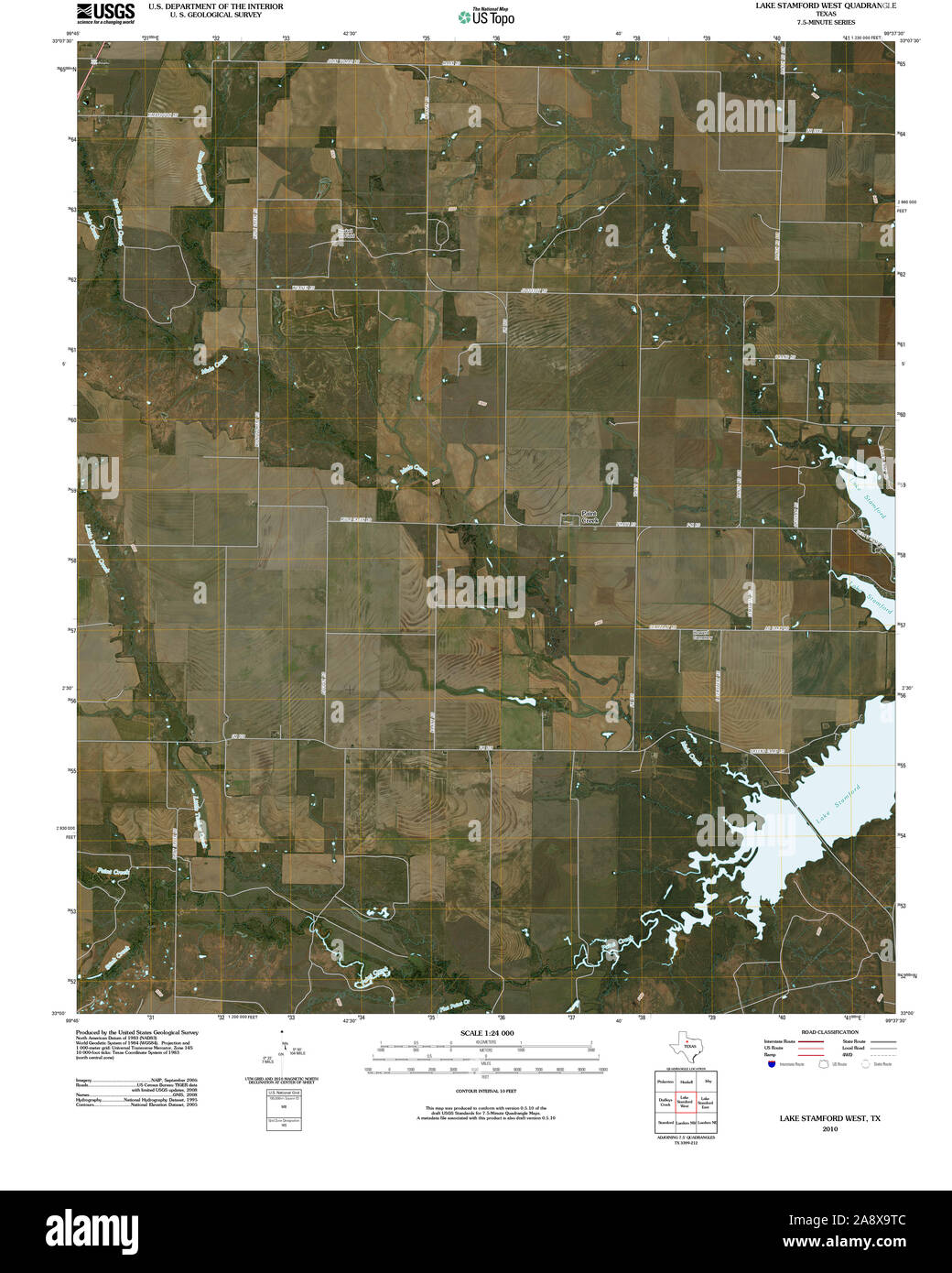 Stamford texas map Cut Out Stock Images & Pictures Alamy