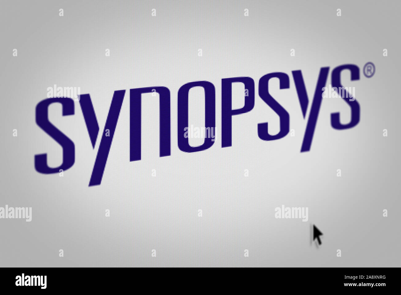 Mobile Phone with Logo of American Technology Company Synopsys Inc. on  Screen in Front of Business Website Editorial Stock Image - Image of  homepage, display: 249194909