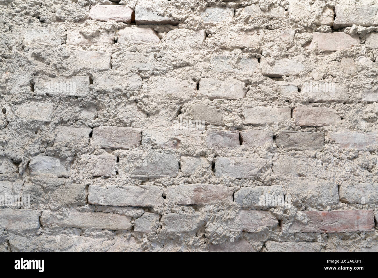 A close up texture background of white brick wall Stock Photo - Alamy