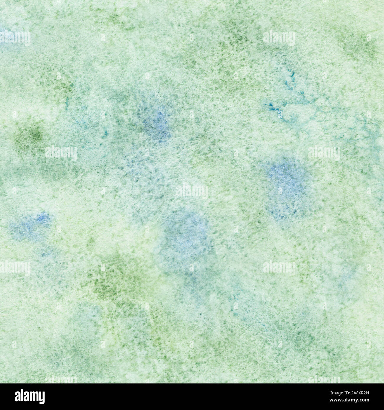 Green-blue watercolor background Stock Photo