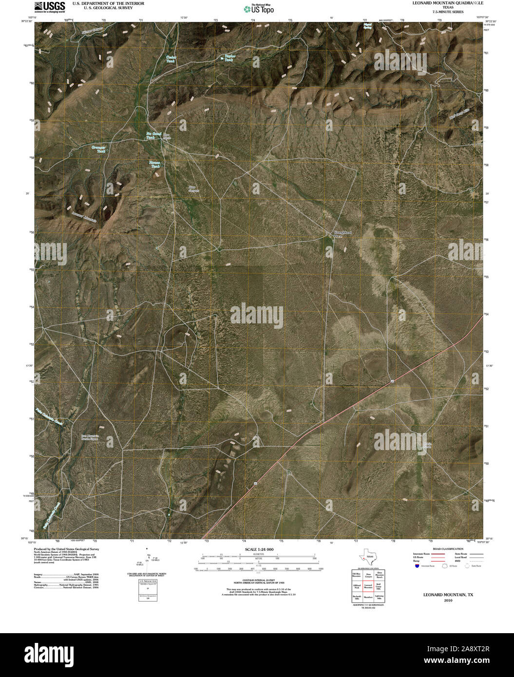 Map of leonard texas Cut Out Stock Images & Pictures Alamy