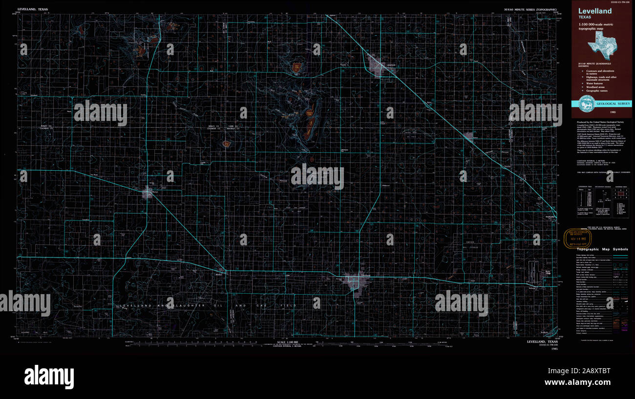 Map of levelland hires stock photography and images Alamy