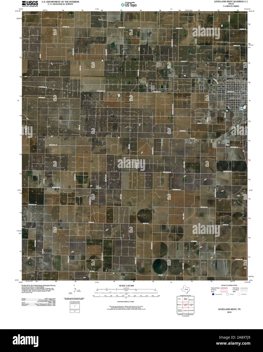 Map of levelland Cut Out Stock Images & Pictures Alamy