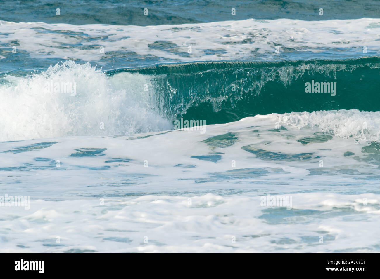 Breaking Ocean wave stock photo Stock Photo