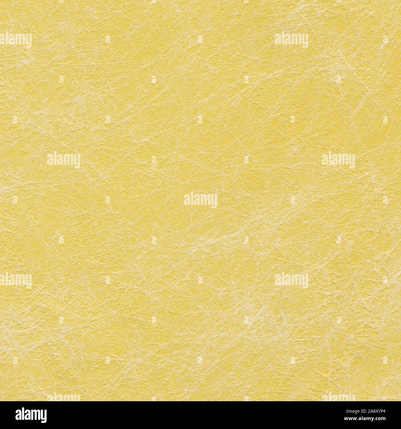 Yellow paper background with white pattern Stock Photo