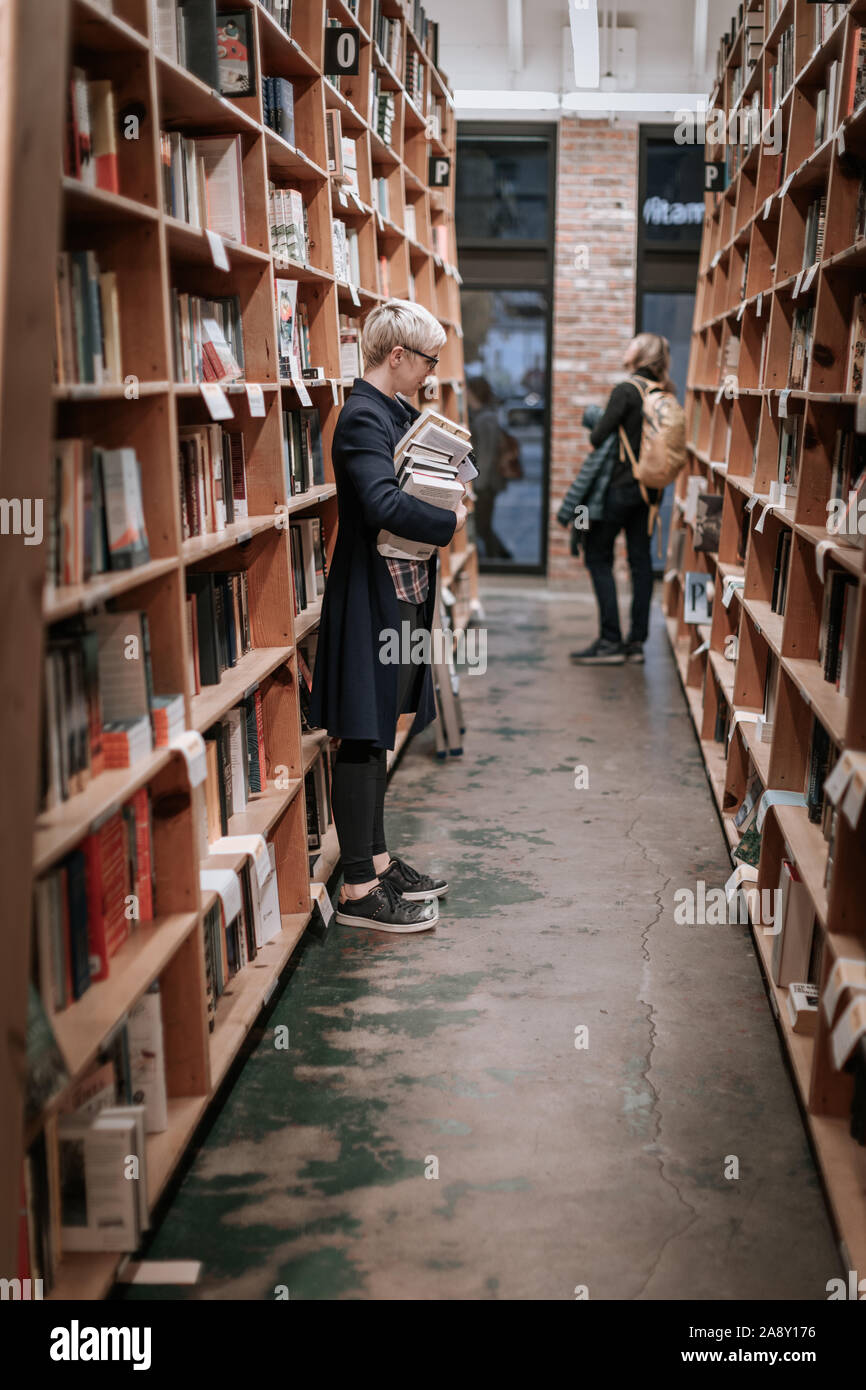 I work at Powell's Books in Portland, Oregon. Please sign our