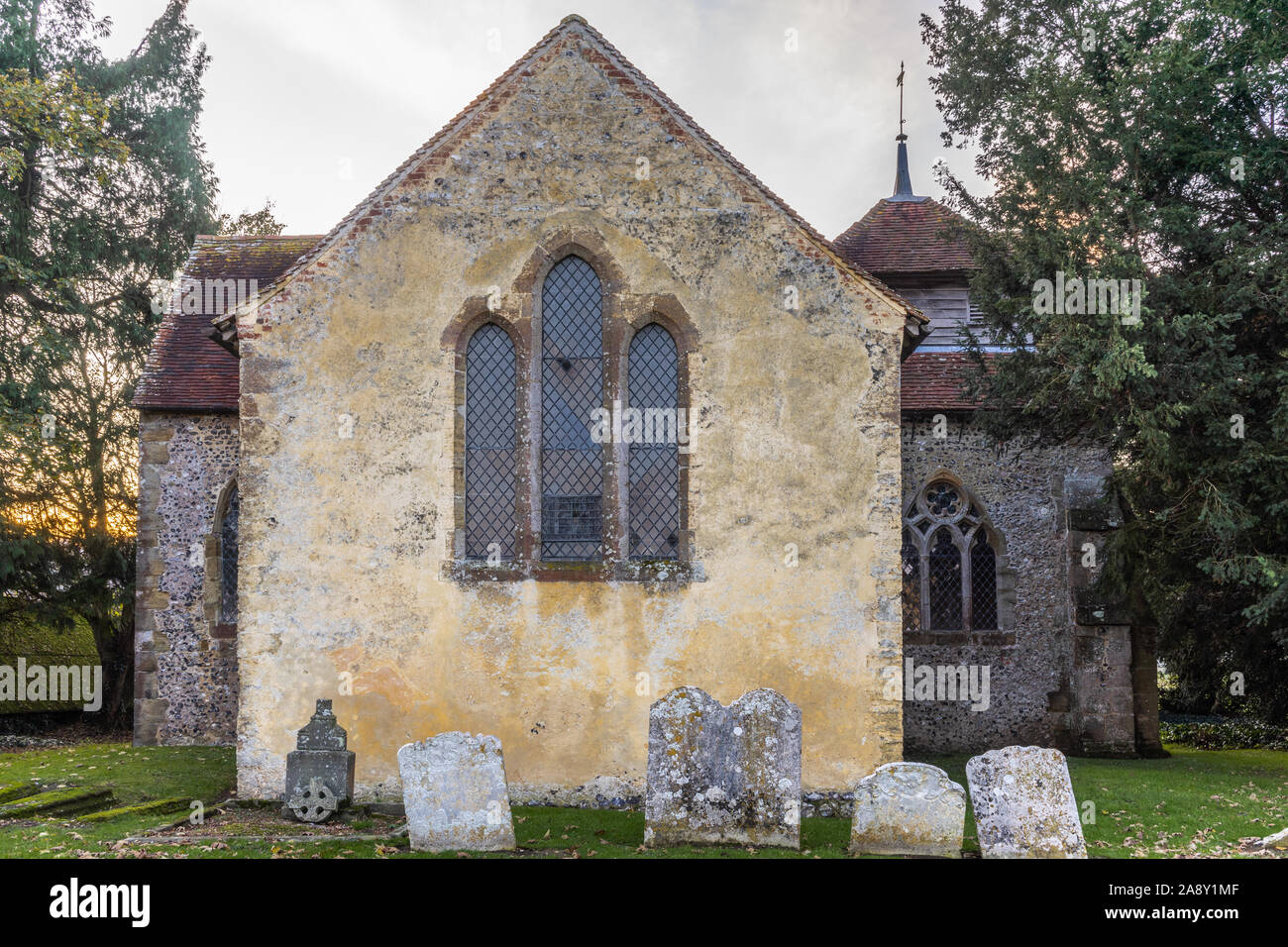 The redundant Church of St Mary the Virgin in North Stoke, West Sussex, now in the care of the Churches Conservation Trust, England, UK Stock Photo