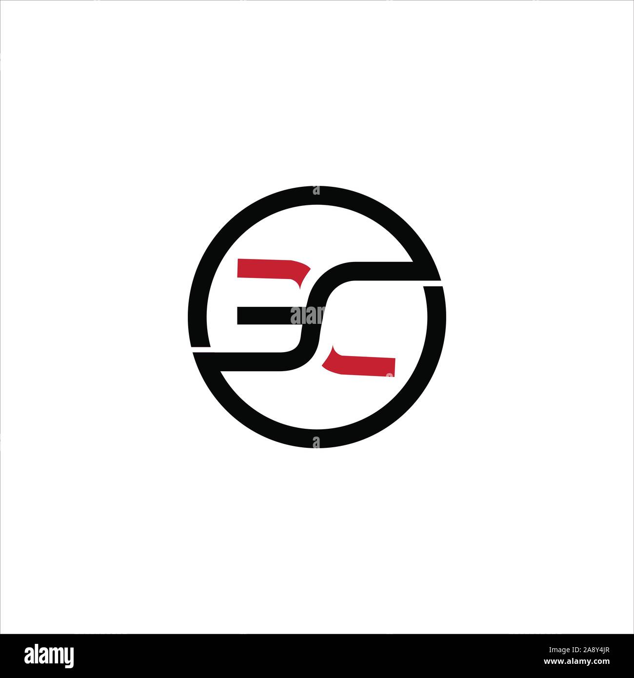 Initial letter CE or EC logo vector logo design Stock Vector Image ...