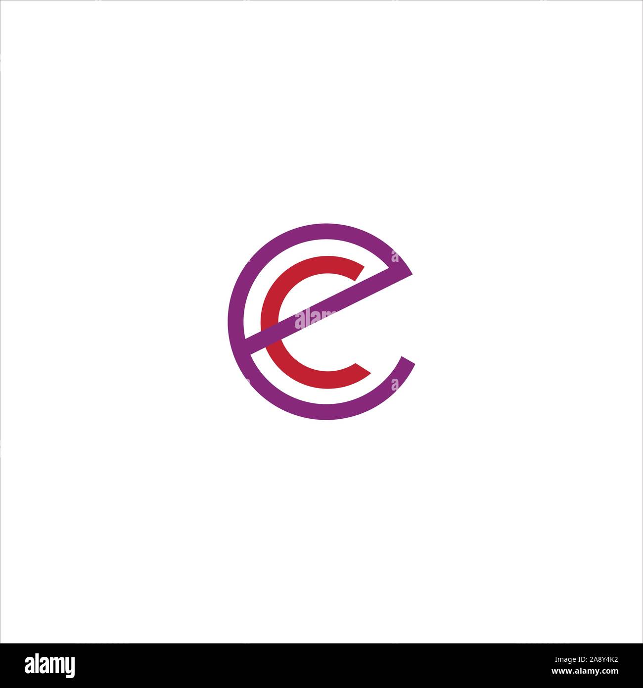 Initial letter CE or EC logo vector logo design Stock Vector Image ...